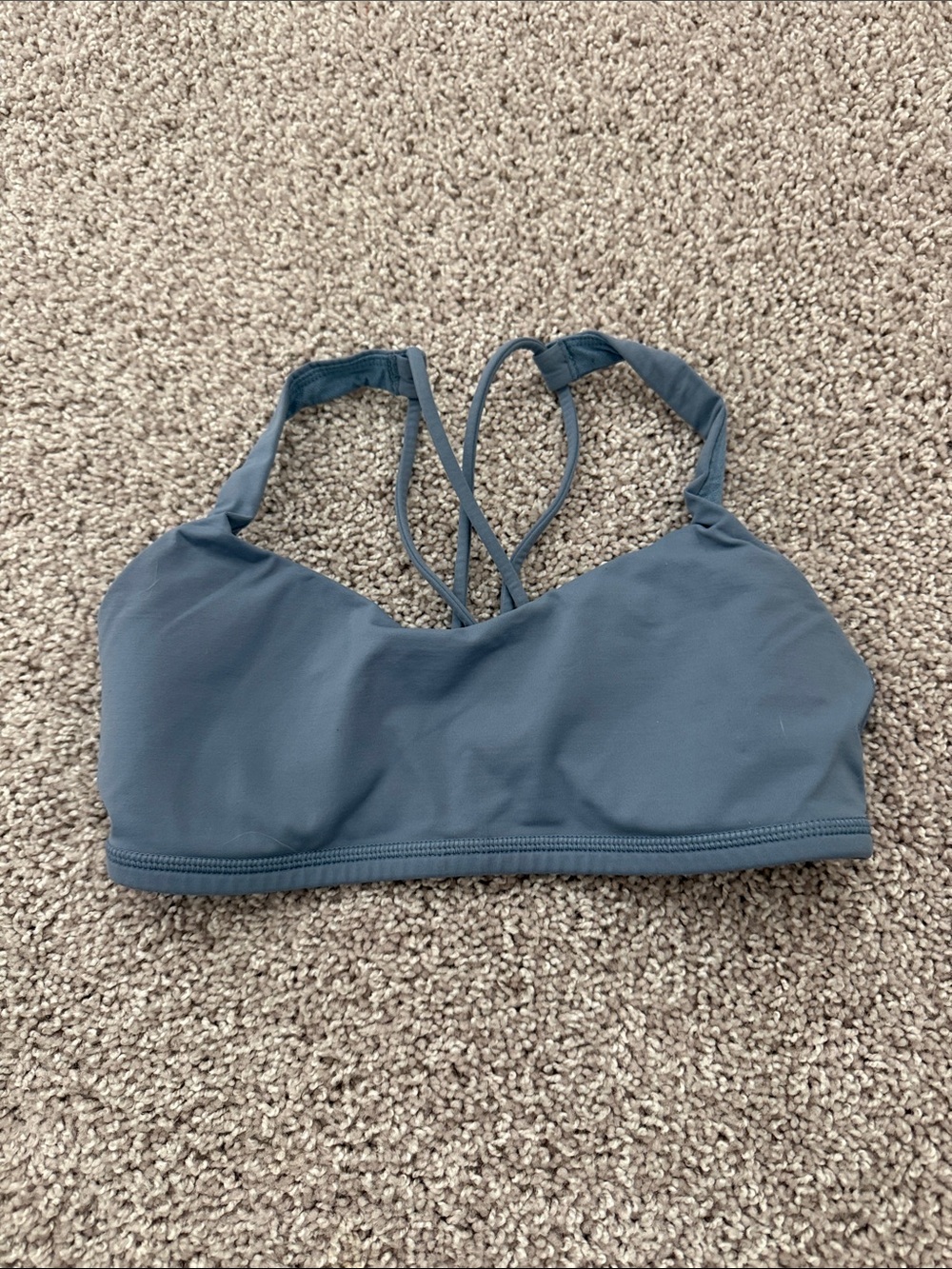 Lululemon free to be Strappy Blue Sports Bra